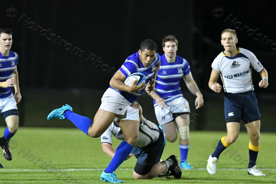 Wheaton Men\'s Rugby vs Mass Maritime.  Photo by Keith Nordstrom